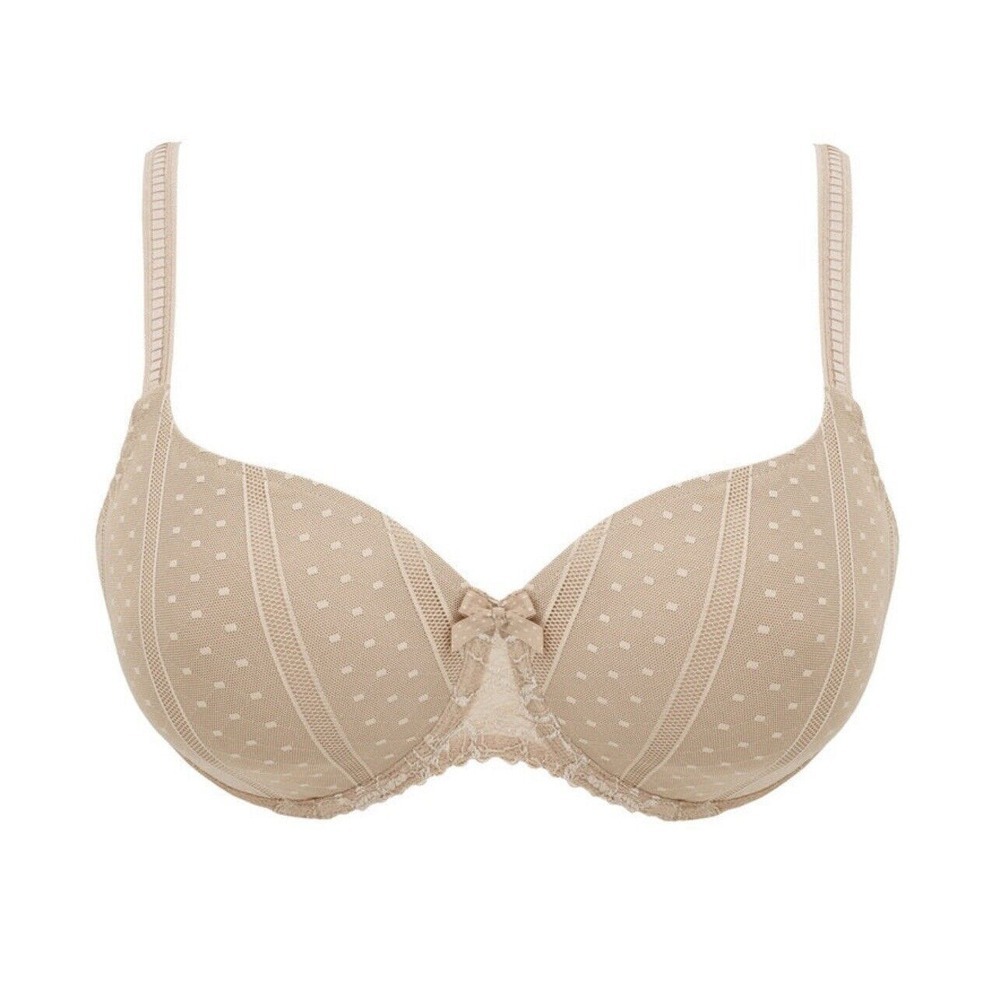 PRIMA DONNA 0262581 COUTURE FULL CUP BRA NWT CRÈME BRÛLÉE SIZE 32D PADDED